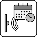 Icon of the Schedule-Based Sensing pattern